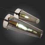 SL1209.302.06 Светильник потолочный ST-Luce Бронза,Черный/Дымчатый E14 6*40W