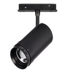 ST357.436.20 Магнитный трековый светильник ZOOM Черный LED 1*20W 3000K Lm Ra90 10-55° IP20 D60xH170 48VV
