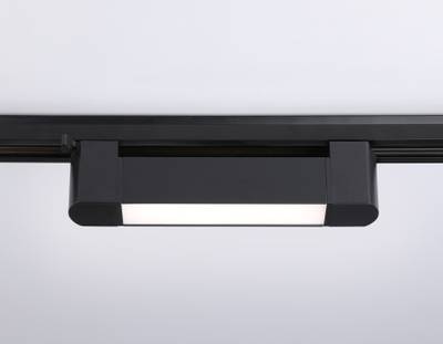 Светильник светодиодный трековый однофазный GL6727 BK черный IP20 10W 4200K 192*35*57