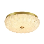 7719/36L PIKO LED SN 567 Светильник металл/стекло/прозрачный/золотой LED 36Вт 3000-6500K D300 IP20 пульт ДУ TESORO