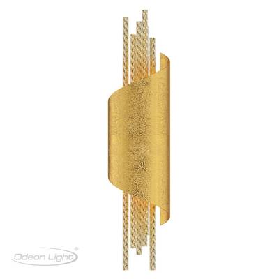3901/5W L-VISION ODL20 377 золотистый/стекло/металл Настенный светильник LED 4000K 5W 220V MONICA