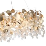 5104/10 CLASSIC ODL26 золотистый/прозрачный металл/стекло Люстра E14 10*40W 220В IP20 COINS