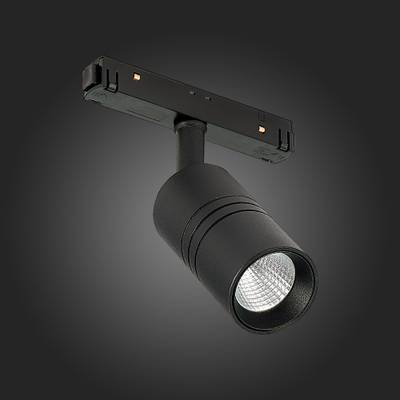 ST365.446.07 Магнитный трековый светильник Черный LED 1*7W 4000K 595Lm Ra&gt;80 36° IP20 L-xW44xH90 48V