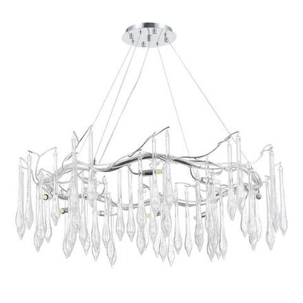 SL1660.103.12 Светильник подвесной ST-Luce Хром/Хром, Прозрачный G9 12*5W 4000K