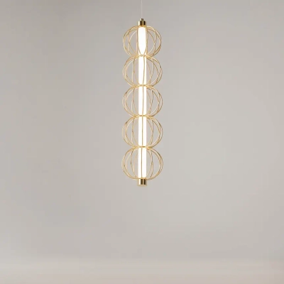 Подвесной светильник Золотая клетка / Golden Cage 3000К 17Вт, MOD216PL-L10G3K. TM Maytoni