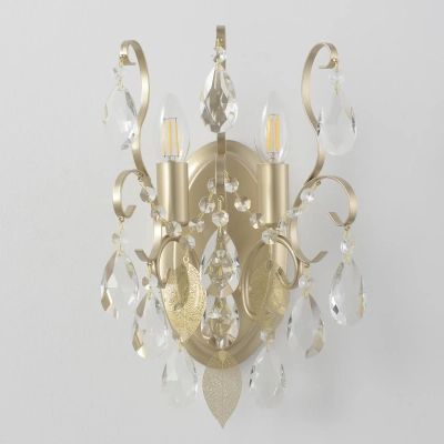 Бра Crystal Lux ESMIRALDA AP2 GOLD 0523/402