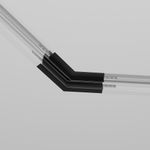 Коннектор угловой 135° Exility встраиваемый под ГКЛ 9,5мм, черный, TRA034CLO-42B. TM Maytoni