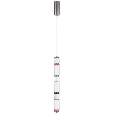 5456/18L L-VISION ODL_EX26 045 темный сатин.никель/терракот/черный Подвес LED 22W 4000K COLLIER