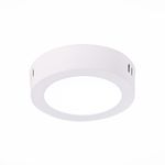 ST112.542.06 Светильник настенно-потолочный Белый LED 1*6W 4000K 370Lm Ra80 120° IP20 D110xH28 90-265V