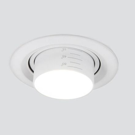 Встраиваемый светодиодный светильник с регулировкой угла освещения Zoom 15W 4200K белый 9920 LED