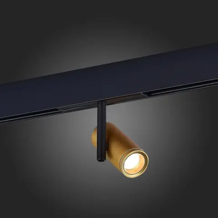 ST808.236.08 Магнитный трековый светильник Золотистый LED 1*8W 3000K 550Lm Ra>90 36° IP20 D42xH135 48VV