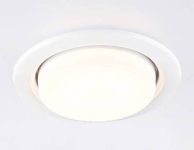 Светильник встраиваемый G10101 WH белый GX53 max 12W D106*38 (10шт)