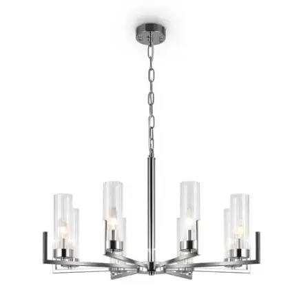 Подвесной светильник Adeline FR5214PL-08CH, E14х8. TM Maytoni