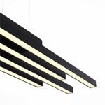 SL933.403.04 Люстра подвесная ST-Luce Черный/Белый,Черный LED 1*38W 3000K/4000K/6000K