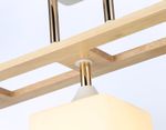 Светильник подвесной TR9505/3 WH/FGD/FR белый/золото/белый матовый E27/3 max 40W 620*100*290