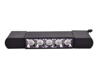 Трековый однофазный светодиодный светильник GL6688 BK черный LED 6W 4200K 24°