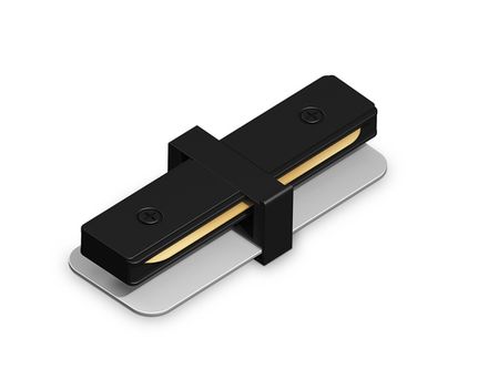 Коннектор прямой для однофазного шинопровода Standard 220V GL7160 BK черный 79*35*20