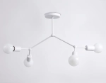 Потолочный светильник в стиле лофт TR8031/4 WH белый E27*4 max 40W D670*440